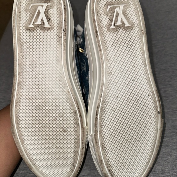LOUIS VUITTON BLUE HI TOP SNEAKERS - Picture 12 of 12